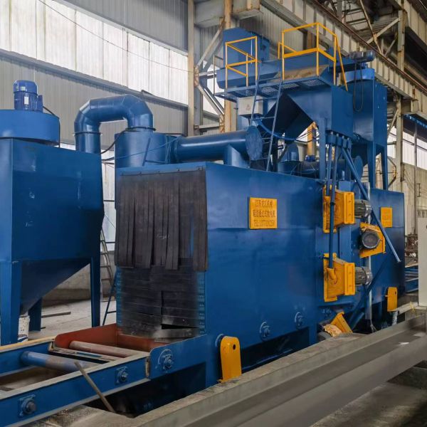 江蘇南通-鋼結(jié)構(gòu)輥道通過式拋丸機